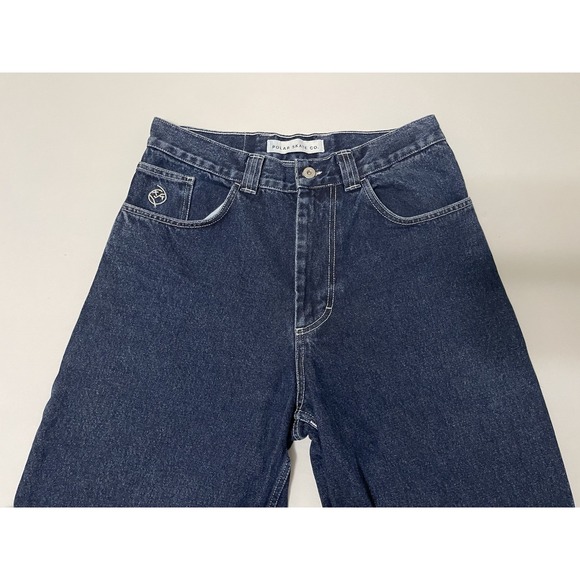 Big Boy Jeans Polar Skate Co. Baggy Blue Skater Jeans Y2K - Picture 2 of 9